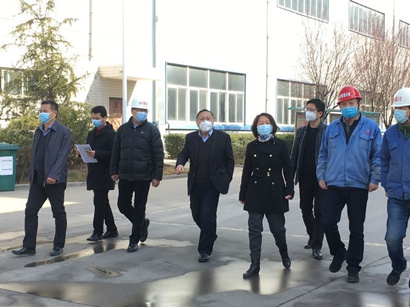 【陜重有限】市國資委巡視員許一雙一行檢查、指導陜重公司疫情防控工作
